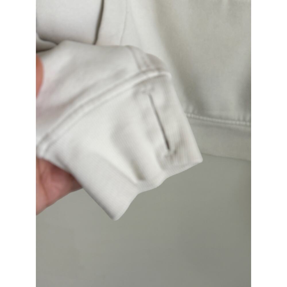 Lululemon Scuba Oversized Funnel Neck Half Zip Sweatshirt Natural Ivory XS / S - Picture 6 of 11